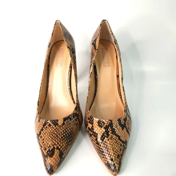 Top Shop Snake Skin Pump